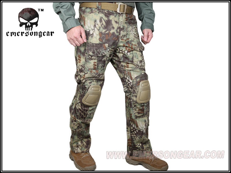 Emerson Tactical G3 Combat Shirt & Pant With Knee Pads Gen3 BDU Uniform Multicam 