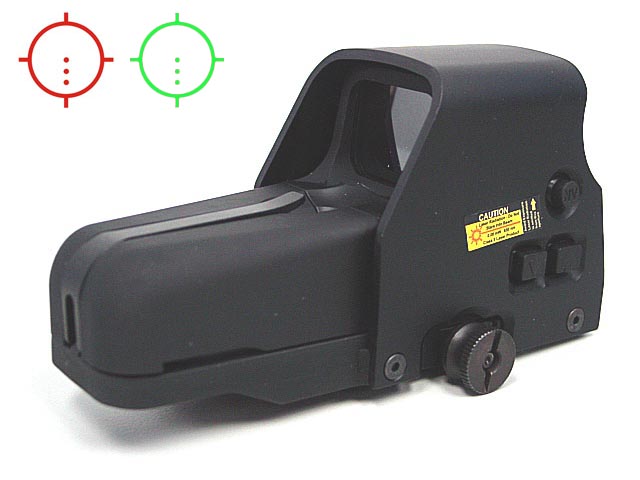Holographic Red Green Dot 557 Airsoft Tactical Holographic Sight Black New 