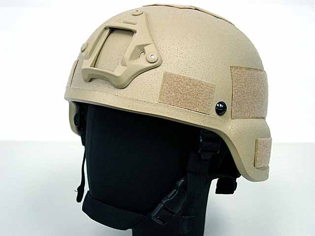 Tan Mich-2000 Military Replica Airsoft Costume Helmet