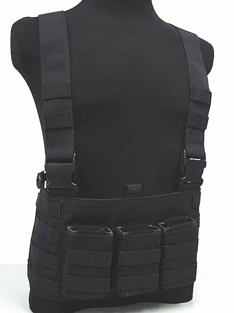 Flyye 1000D Molle LAW ENF Magazine Chest Rig Vest Black for