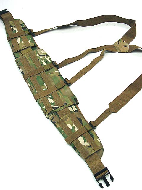 Molle II Panel Platform Waist Belt Suspender Multi Camo for