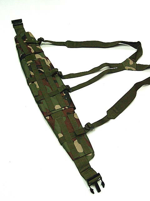 Molle II Panel Platform Waist Belt Suspender Camo Woodland for