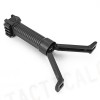 RIS Picattinny 20mm Rail Tactical Foregrip Grip w/Bipod Black