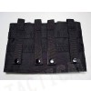 Airsoft Molle Triple Magazine Pouch Black