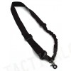 Elastic Bungee Snap Hook CQB Rifle Sling Black