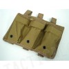 Airsoft Molle Triple Magazine Open Top Pouch Coyote Brown
