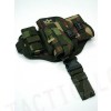 Component Molle Drop Leg Pistol Holster Camo Woodland