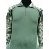 Tactical Combat Shirt w/ Elbow Pad Digital ACU Camo