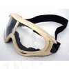 Airsoft UV-X400 Wind Dust Tactical Goggle Glasses Tan