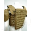 Tactical Molle Plate Carrier Recon Armor Vest Coyote Brown