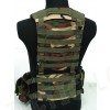 US Army Delta Elite Seal Molle Hydration Vest Camo Woodland