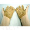 Airsoft Mid Arm Full Finger Tactical Flight Gloves Tan