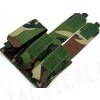 Airsoft Molle Triple Magazine Pouch Camo Woodland