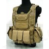 Airsoft Molle Canteen Hydration Combat RRV Vest Coyote Brown