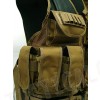 Deluxe Airsoft Tactical Combat Mesh Vest Coyote Brown