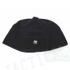 Fleece Velcro Attachment Watch Cap Hat Black