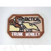 USMC Mil-Spec Tactical Trunk Monkey Velcro Patch Tan