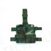 Double Magazine Drop Leg Pouch Camo Woodland