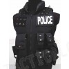 Police Milspec Combat Tactical Assault Vest Holster BK