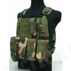 US Marine Assault Molle Plate Carrier Vest Camo Woodland