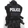 Police Milspec Combat Tactical Assault Vest Holster BK