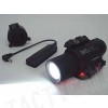 M6X CREE LED Flashlight & Red Laser w/ IR Infrared Filter Black