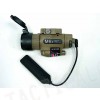 M6X CREE LED Flashlight & Red Laser w/ IR Infrared Filter Tan