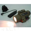 M6X Xenon Flashlight & Red Laser w/ IR Infrared Filter Tan