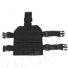 Airsoft Molle Drop Leg Panel Platform Black