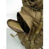 65L Combat Rucksack Camping Backpack Coyote Brown