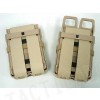 Molle FastMag Magazine Clip Holder Pouch Set Gen. 3 Tan