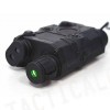 AN/PEQ 15 Style Battery Case Box Black w/ Green Laser