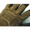 Full Finger Airsoft Tactical M-Pact Style Gloves Coyote Brown