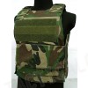 Black Hawk Down Body Armor Plate Carrier Vest Camo Woodland