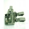 Univeral Drop Leg Large Pistol Frame Holster Digital ACU Camo