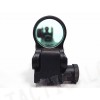 CMore Style Red Dot Sight Reflex with AR Rear Iron Sight Black