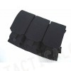 Flyye 1000D Molle Triple M4/M16 Magazine Pouch Black