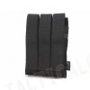 Flyye 1000D Molle Triple MP5 Magazine Pouch Black