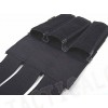 Flyye 1000D Molle Triple MP5 Magazine Pouch Black