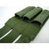 Flyye 1000D Molle Triple MP5 Magazine Pouch OD