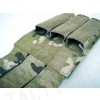 Flyye 500D Molle Triple MP5 Magazine Pouch Multicam