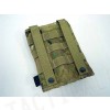 Flyye 500D Molle Triple MP5 Magazine Pouch Multicam