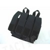 Flyye 1000D Molle Double M4 + Quad Pistol Mag Pouch Black