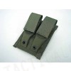 Flyye 1000D Molle Double 9mm Pistol Magazine Pouch Ranger Green