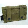 Flyye 1000D Molle Double Frag Grenade Pouch Khaki