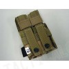 Flyye 500D Molle Double .45 Pistol Magazine Pouch Multicam