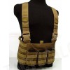 Flyye 1000D Molle LAW ENF Magazine Chest Rig Vest Coyote Brown