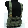 Flyye 1000D Molle LAW ENF Magazine Chest Rig Vest Ranger Green