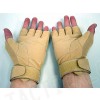 Special Operation Tactical Half Finger Assault Gloves Tan