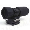 5x Dot Sight Magnifier Scope w/Flip To Side Mount